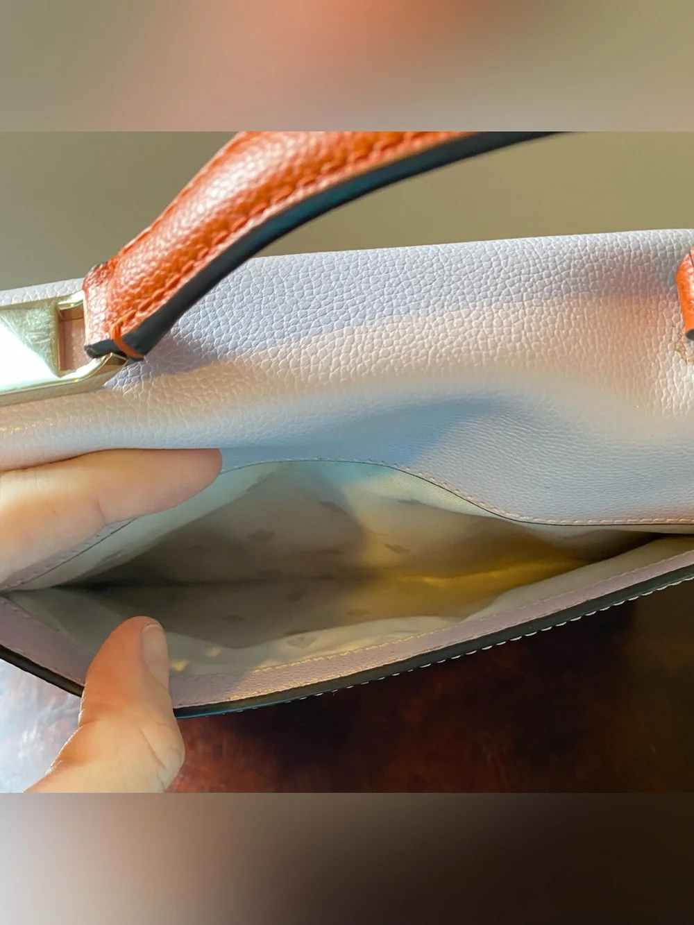 kate spade Maisie Patterson Drive Small Grommet Scalloped Satchel/Crossbody Bag